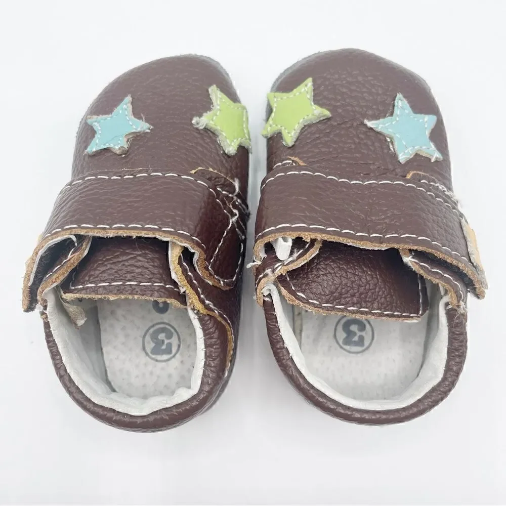 Outbak’s soft soled leather shoes - size 3 month